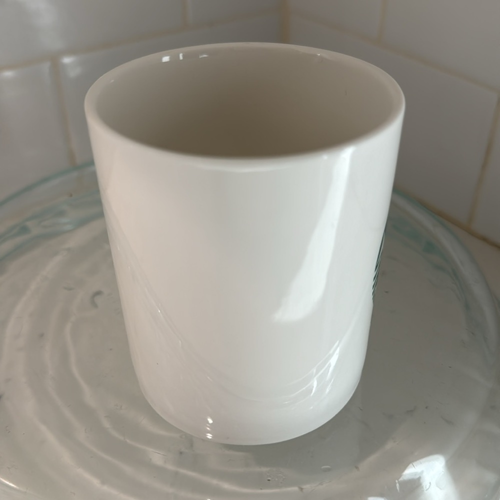 Starbucks Classic White Mug With Green Siran logo 2011 Coffee Tea 8oz - Picture 4 of 7